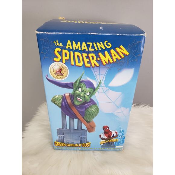 Marvel Green Goblin Mini Bust Statue #650/1964 By Dynamic Forces Spiderman 8" - Picture 6 of 8